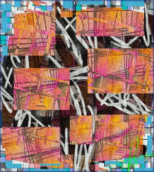 Sunlit Scrap Wood Pile